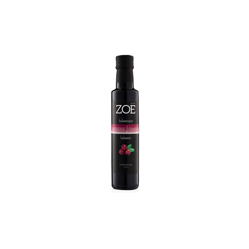 Zoë Cranberry Infused Dark Balsamic Vinegar